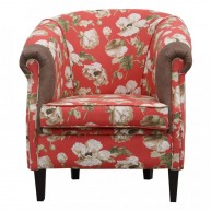 John Bardale fauteuil Lazy Tarbella Coral