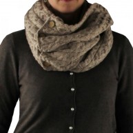 Scarf snooded, Camel