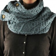 Scarf snooded, Blue