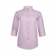 Shirt 3/4 sleeve oxford, Pink