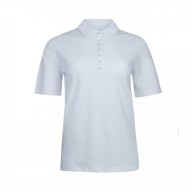 Polo shirt pearl button , White