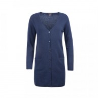 Cardigan Long V-Neck, Navy