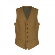 Mens Gilet Teme , Mustard