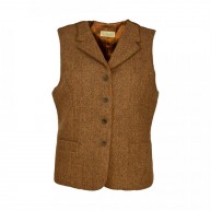 Gilet Herringbone, Camel