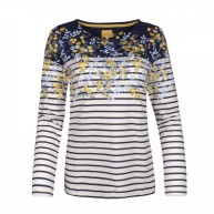 Top Stripe / Flower , Gold