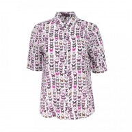 Shirt Butterfly Short Sleeve, Pink