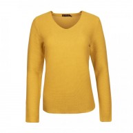 Sweater V-Neck Honey, Ocre