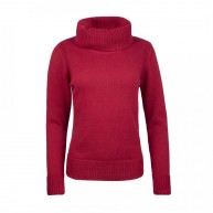 Turtle neck honeycomb, Red