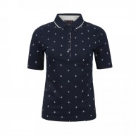 Ladies Polo Anchor , Navy