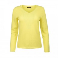 Sweater V Neck Structure, Lime