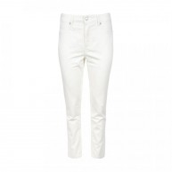 Ladies Trousers Stripe, Offwhite