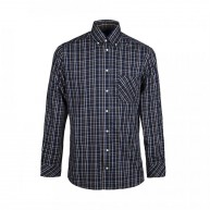 Shirt small check, Navy