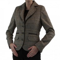 Jacket Houndstooth, Brown