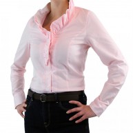 JOHN BARDALE Shirt ruche, Pink