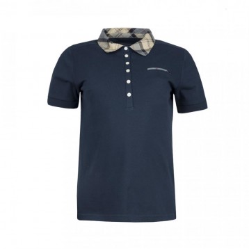 BARBOUR Polo Mollard tartan, Navy