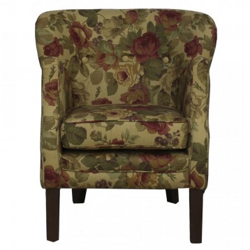 John Bardale Fauteuil Corby flower, all over print