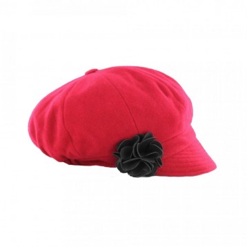 Cap newsboy, Red