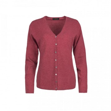 Cardigan v-neck, Red