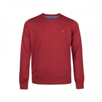 Sweater V- neck , Red