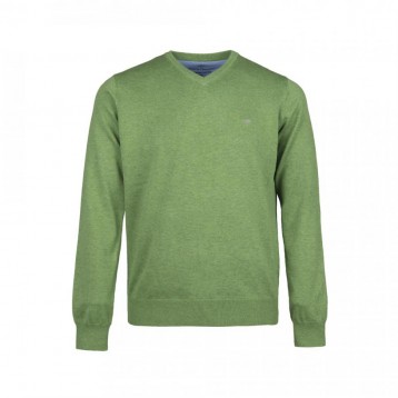 Sweater V- neck , Green