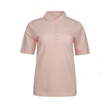 Polo shirt pearl button , Pink