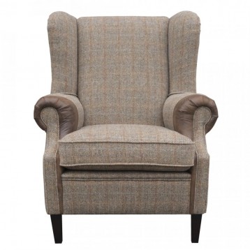 Fauteuil Kent XL, Harris Tweed 