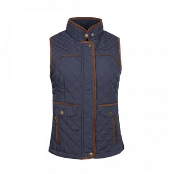 Quilted Waistcoat Adele , Navy