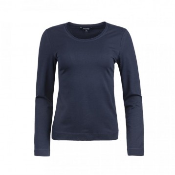 Ladies Shirt Crew Neck , Navy