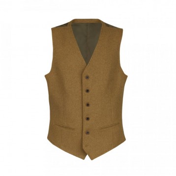 Mens Gilet Teme , Mustard