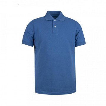 Mens Polo Basic , Azure blue