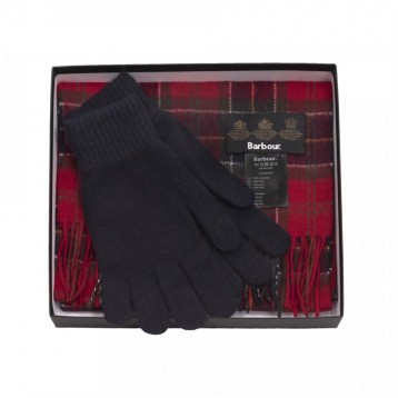 Giftbox Scarf and Glove, Red