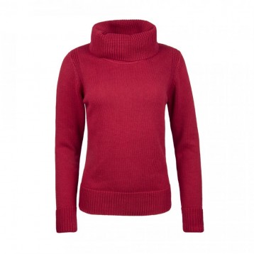 Turtle neck honeycomb, Red