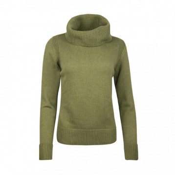 Turtle neck honeycomb, Olive