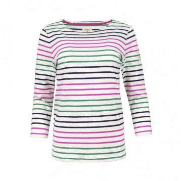 Top Stripe 3 Color, Rich Rose