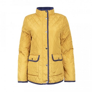 Quilted Jacket, Mustard