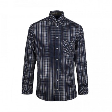 Shirt small check, Navy