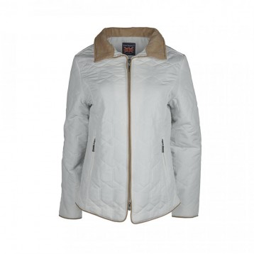 Quilted jacket, Offwhite