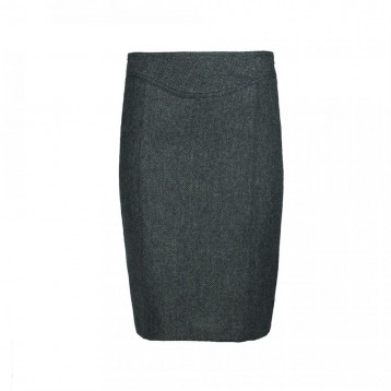 Skirt Herringbone, Navy