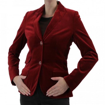 Jacket plain, Red