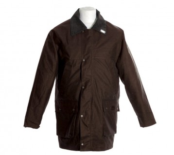 OXFORD BLUE Wax jacket, Brown