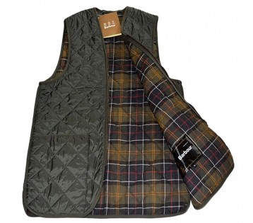 BARBOUR Quilted waistcoat, Olive