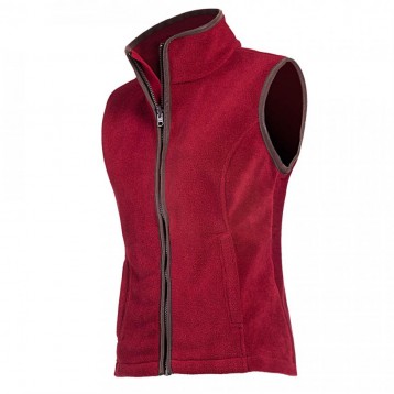 Gilet fleece Sally, Red