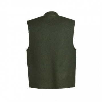 Gilet plain double face, Olive